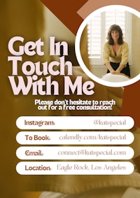 get in touch with me